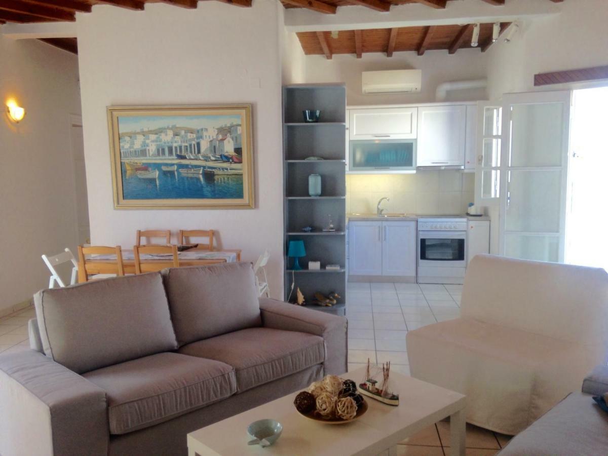 Magical Ornos! Beach House!Beach 1' Walk-Mykonos Town 2Km المظهر الخارجي الصورة