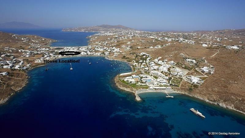 Magical Ornos! Beach House!Beach 1' Walk-Mykonos Town 2Km المظهر الخارجي الصورة