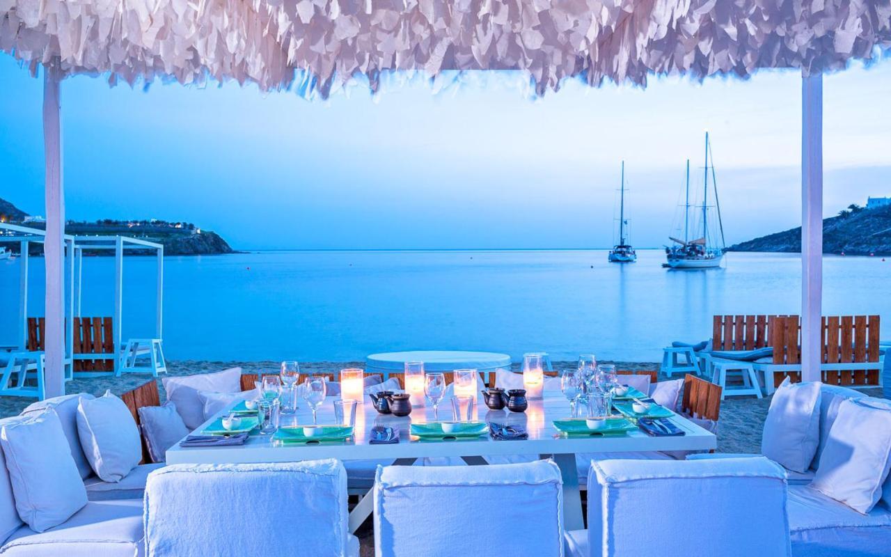 Magical Ornos! Beach House!Beach 1' Walk-Mykonos Town 2Km المظهر الخارجي الصورة