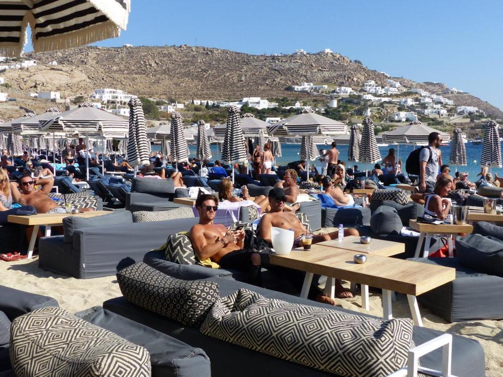 Magical Ornos! Beach House!Beach 1' Walk-Mykonos Town 2Km المظهر الخارجي الصورة