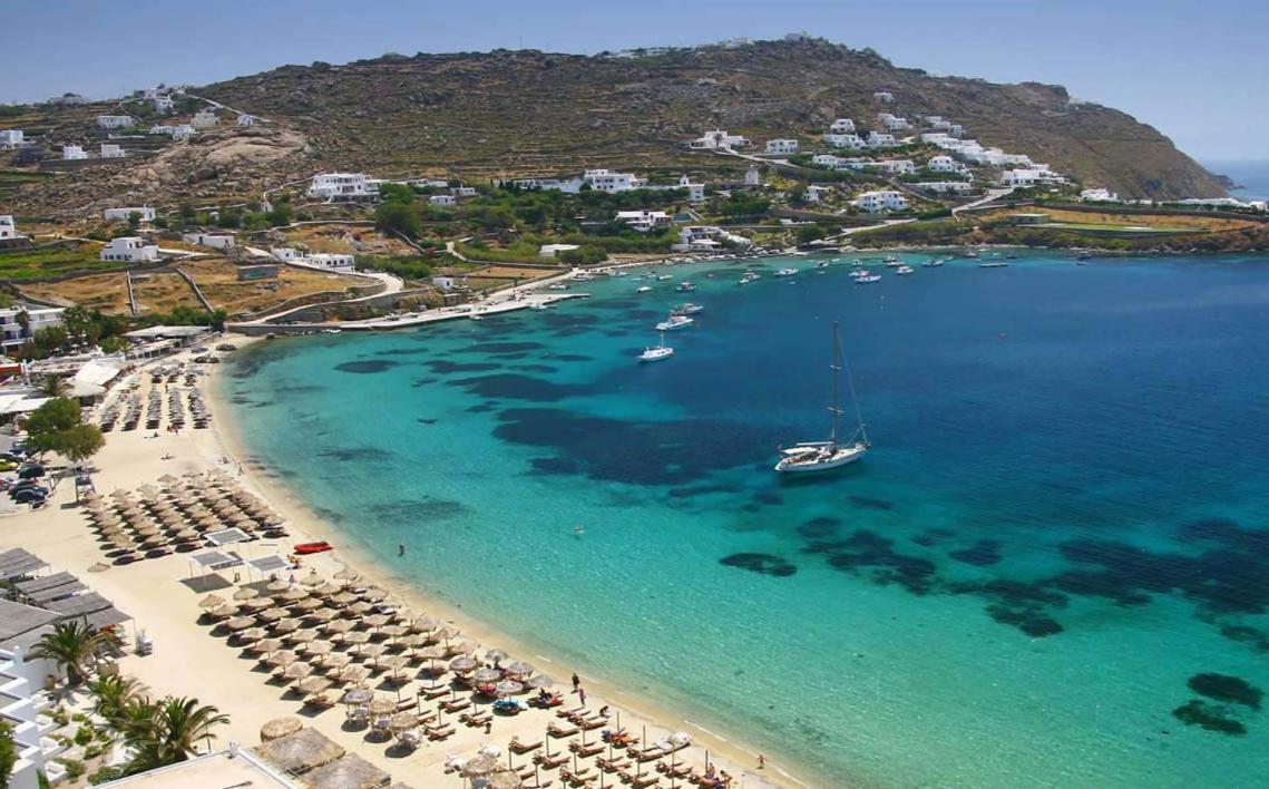 Magical Ornos! Beach House!Beach 1' Walk-Mykonos Town 2Km المظهر الخارجي الصورة